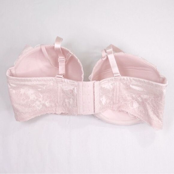 Torrid Pink Lace Microfiber Push-Up Multi-Way Bra - Picture 3 of 6